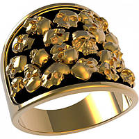 Череп Кольцо Перстень золото 585