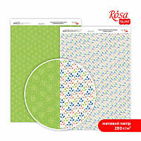 Бумага для дизайна A4 ROSA TALENT Нежность цветов 21х29,7см 200г/м2 двусторонняя матовая (4823100068901)
