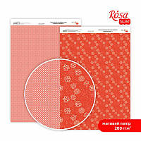 Бумага для дизайна A4 ROSA TALENT Нежность цветов 21х29,7см 200г/м2 двусторонняя матовая (4823100068864)