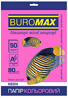 Бумага цветная Buromax NEON А4 80г/м2 5цв. 50л. (BM.2721550-99)