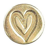 Насадка для сургучної печаті "Серце", 17 мм, Manuscript