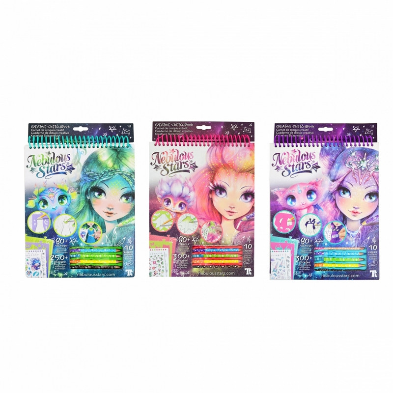 Набор для творчества ''Скетчбук креативный'' 11100, микс 3 диз