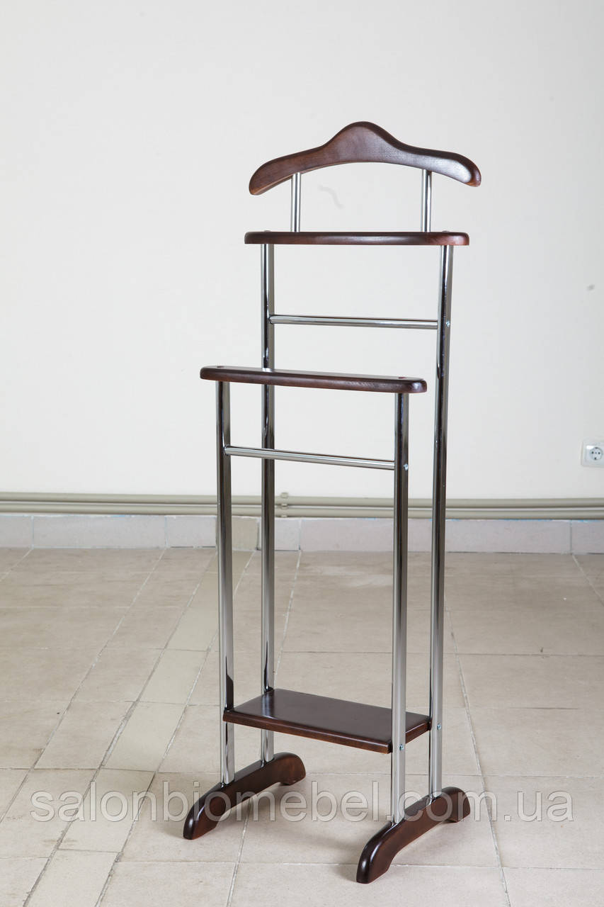 Плечики металік (темний горіх), фото 1