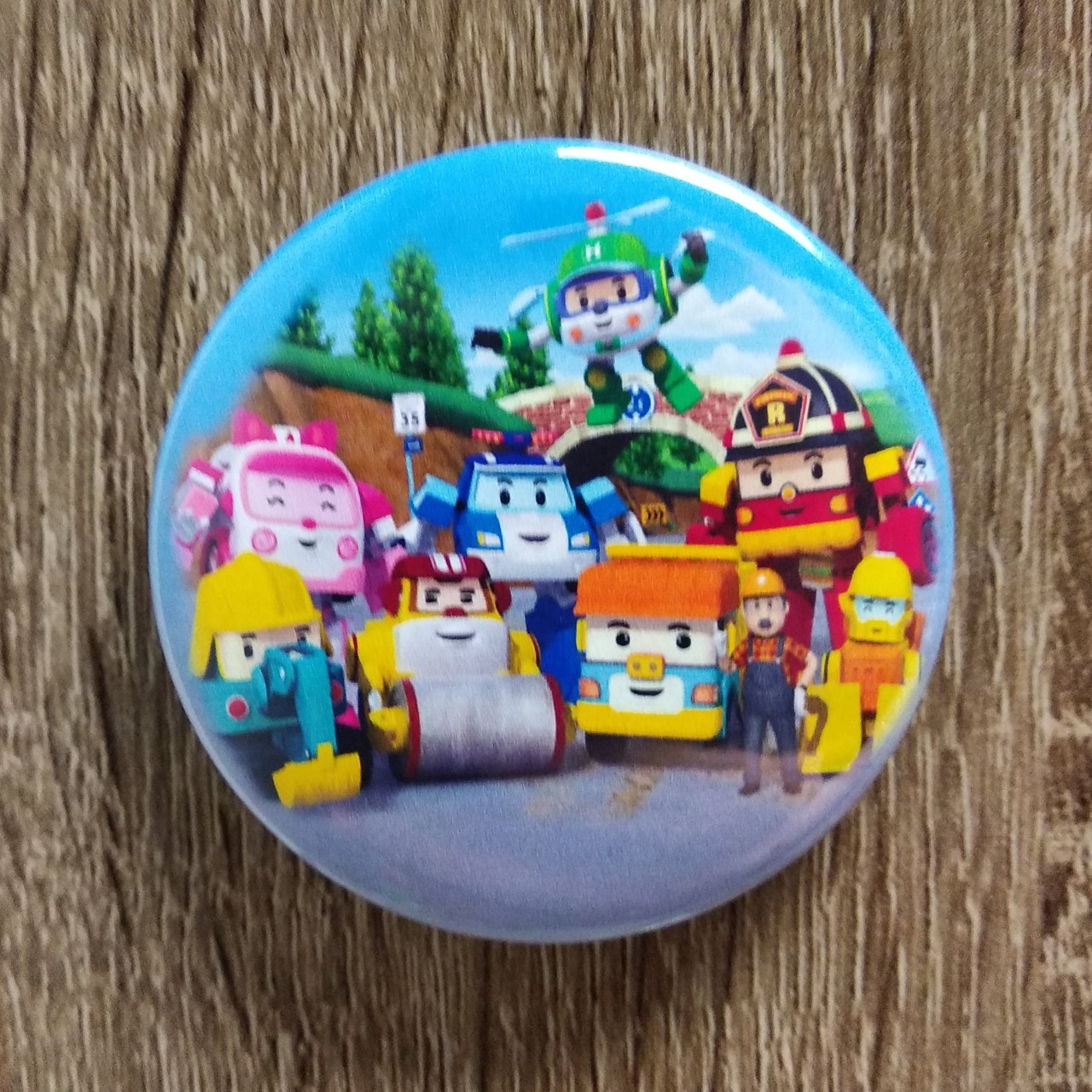 Значок металевий Робокар поллі