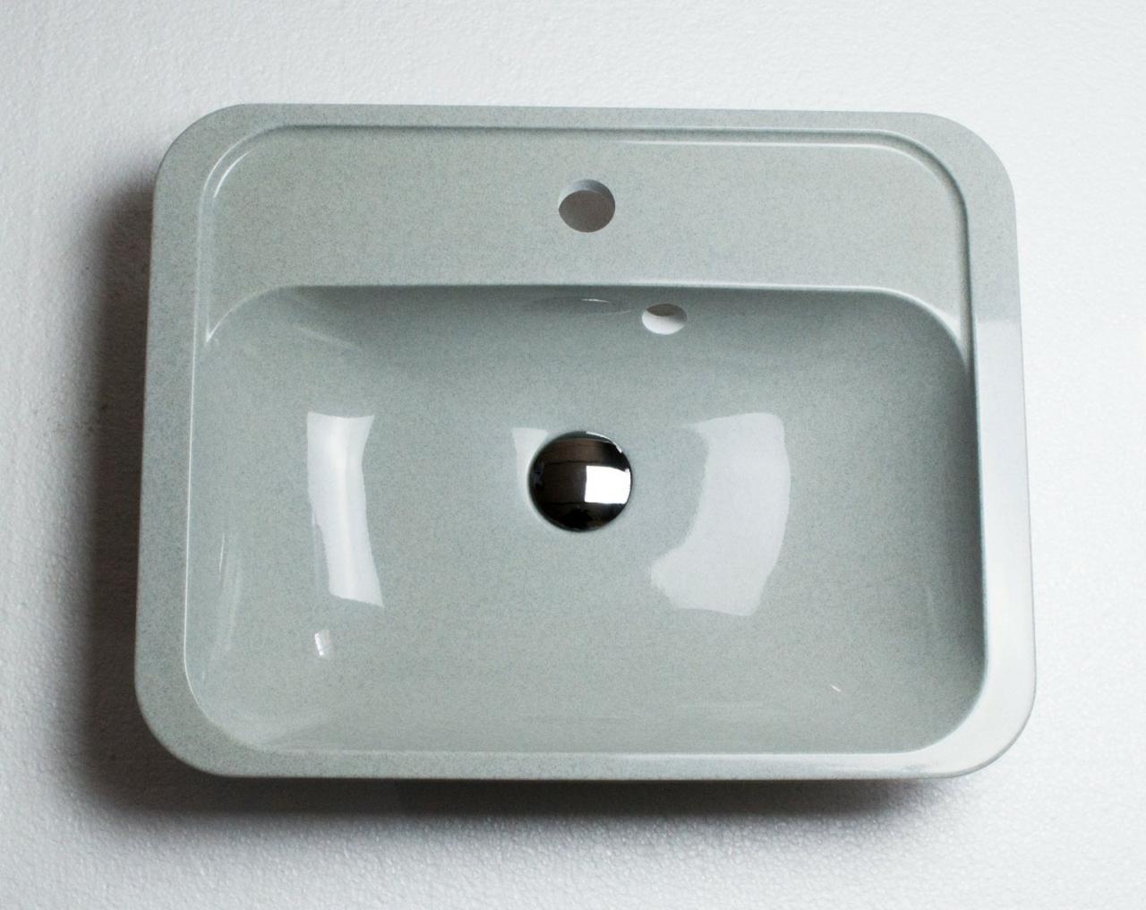 ВРІЗНИЙ УМИВАЛЬНИК ADAMANT OPTION 550Х430 LIGHT GRAY