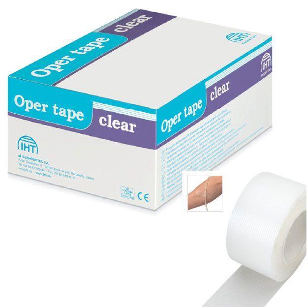 Oper Tape Clear 7,5 см х 9,1 м - Мікроперфорована прозора хірургічна стрічка на полиэт. основі