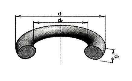 Кільце ущільнююче 96х2.5 (098*102*25) (O-ring d 96*2.5 NBR-70), фото 2