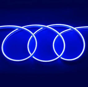 LED НЕОН PREMIUM SL-0054В SMD 2835/120 12V синій IP67 (1м) Код.59723