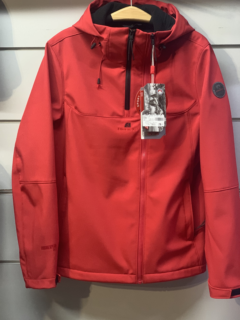 Чоловіча червона куртка-вітровка Windstopper весна-осінь High Experience 11758-4411