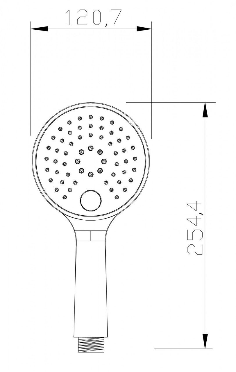 Лійка для душу Invena Kameleon SC-D1-R39 рожева, фото 1
