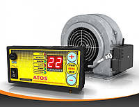 Набор автоматики ATOS для твердотопливных котлов (контроллер+турбина)
