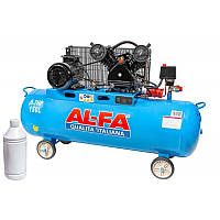 Компрессор 2x-поршневой AL-FA ALC150-2 ! 3.8 кВт. 740 l/min