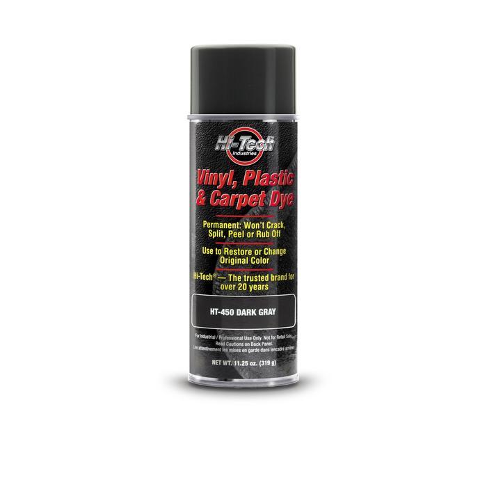 Фарба для вінілу, пластику та килима (темно-сіра) Hi-Tech HT-450 Dark Gray Vinyl, Plastic&Carpet Dye 0.319 г