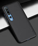 Nillkin Xiaomi Mi 10/10 Pro Super Frosted Shield Black Чохол Накладка Бампер, фото 5