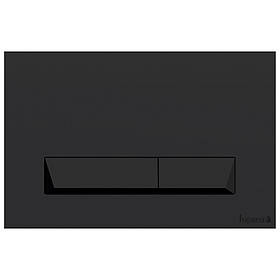 Клавіша змиву PAN Laska Black Soft Touch i8040B Чорна матова
