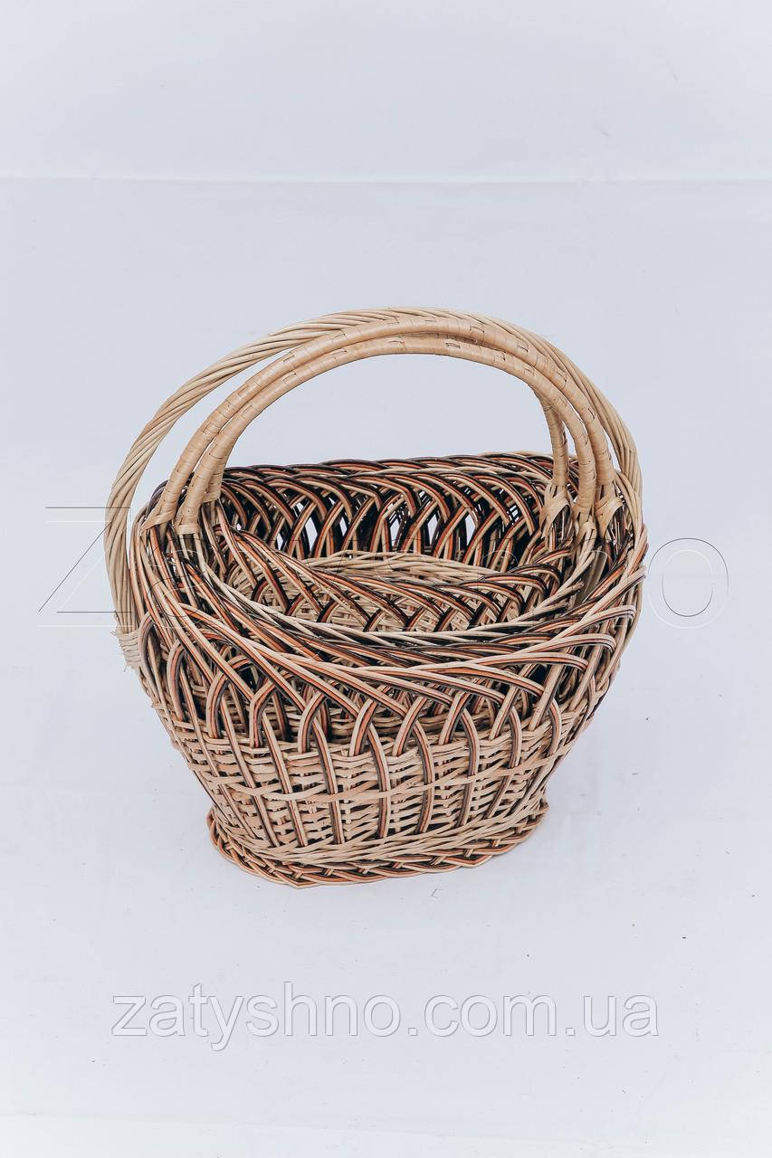 Плетений кошик на 59 з лози <unk> кошик пасхальний <unk> кошик на core, фото 1