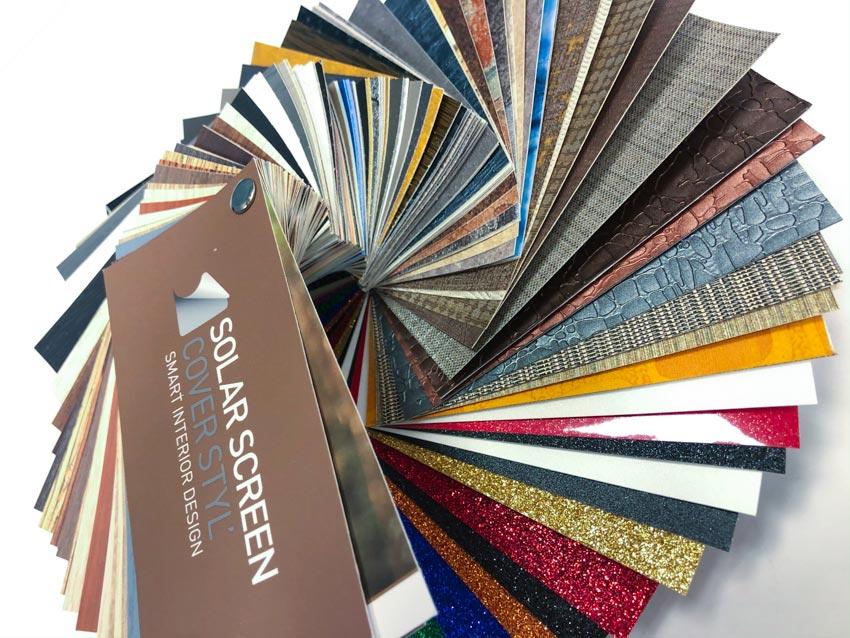 Каталог дизайнерських декоративних плівок — Solar Screen Cover Styl Maxi Swatch V4