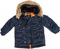 Детская куртка аляска Youth N-3B Parka (синяя)