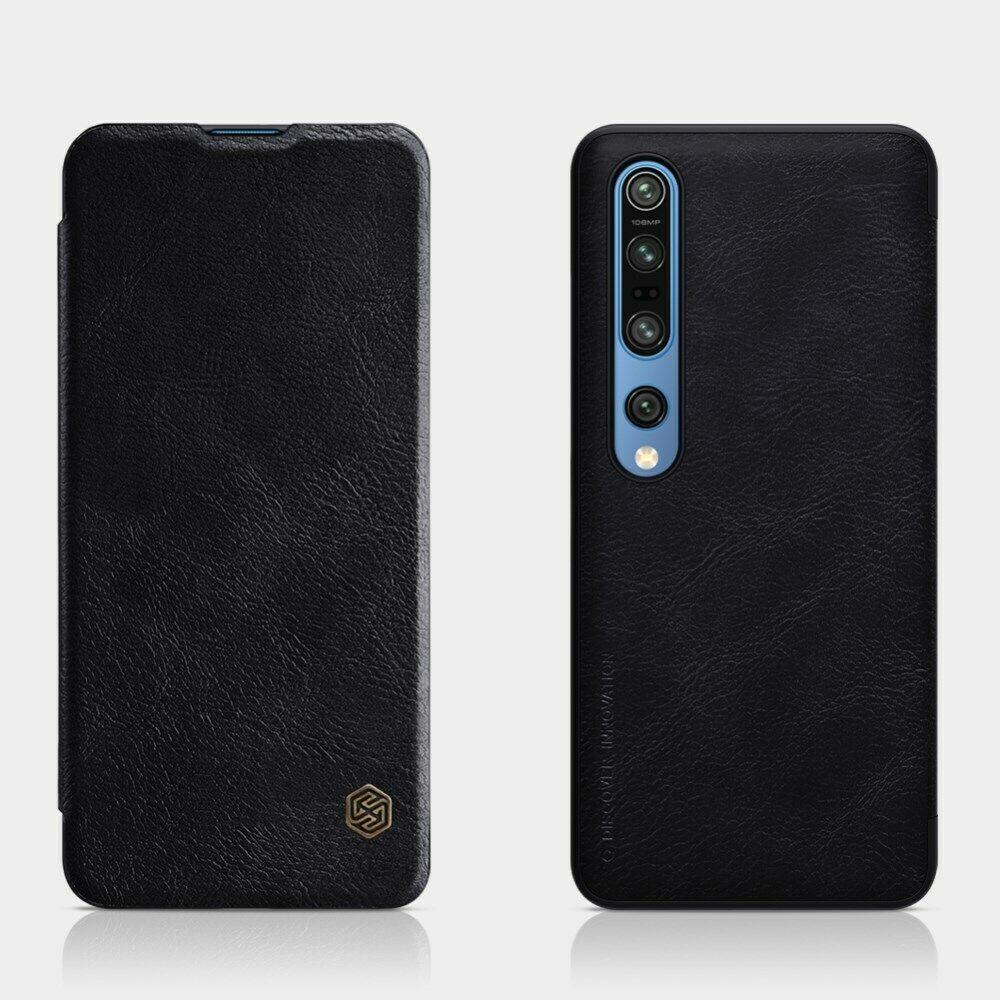 Nillkin Xiaomi Mi10/ Mi10 Pro Qin leather Black case Шкіряний Чохол Книжка