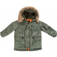 Детская куртка аляска Youth N-3B Parka (оливковая)