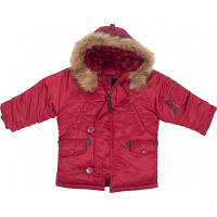 Детская куртка аляска Youth N-3B Parka (красная)