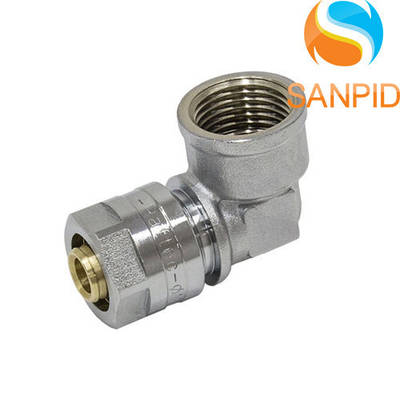 Коліно обжимное Raftec 16x1/2" з внутрішньою різьбою