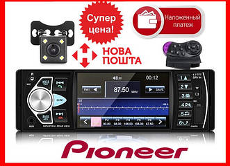 Автомагнітола Pioneer 4022D Bluetooth,4,1" LCD TFT USB+SD DIVX/MP4/MP3 + ПУЛЬТ НА РУЛЬ+КАМЕРА!