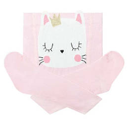 Колготи дитячі демісезонні, з малюнком Котик напідгузнику, Дюна