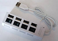 USB HUB разветвитель 4P на 4 входа