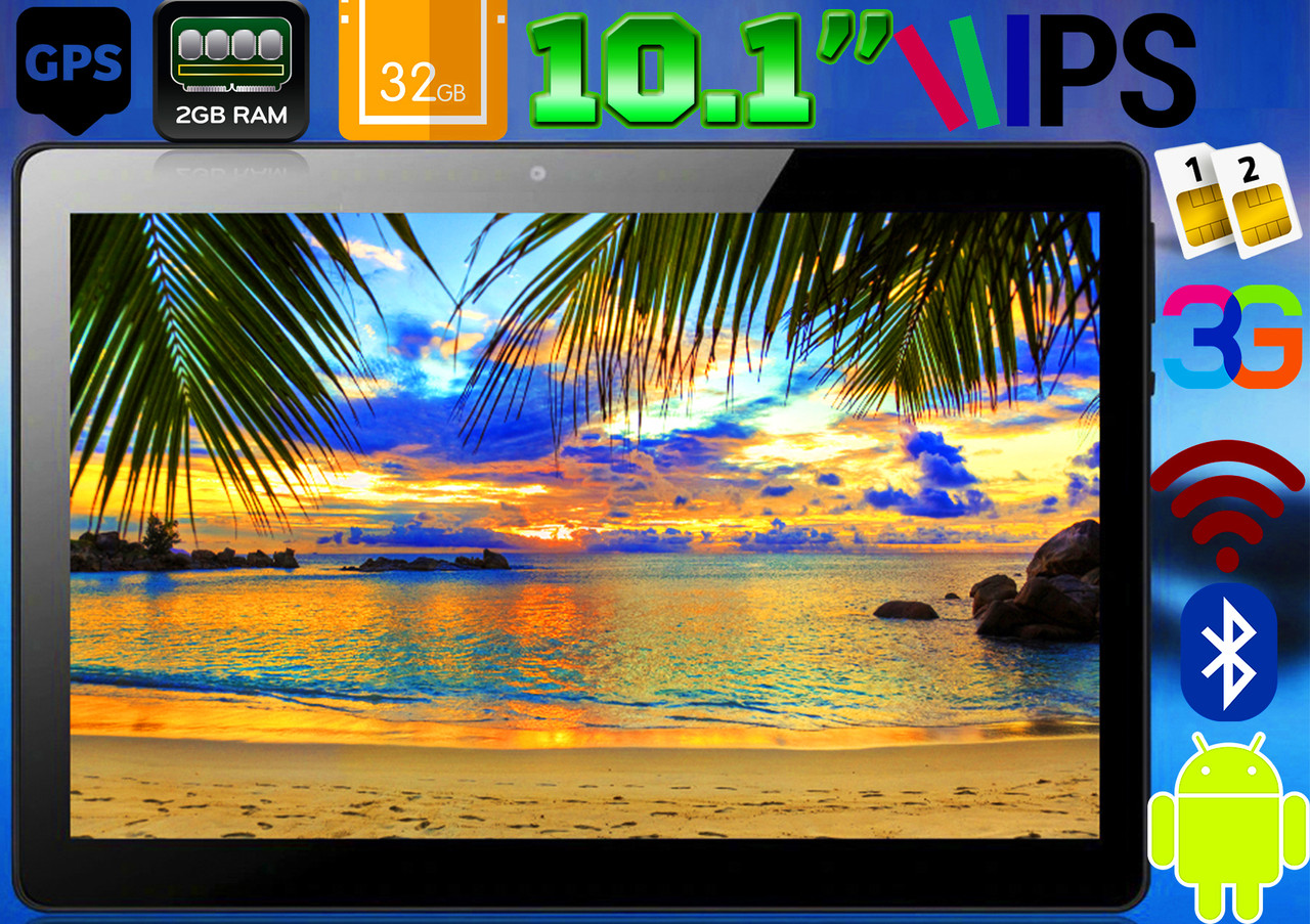 Планшет-телефон Sony play Pad 10 2Sim, 3/32 GB, GPS,3G/4G навігація, 10.1 КОРЕЯ!