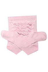 Колготи дитячі демісезонні однотонні, з мереживом на підгузнику, Дюна