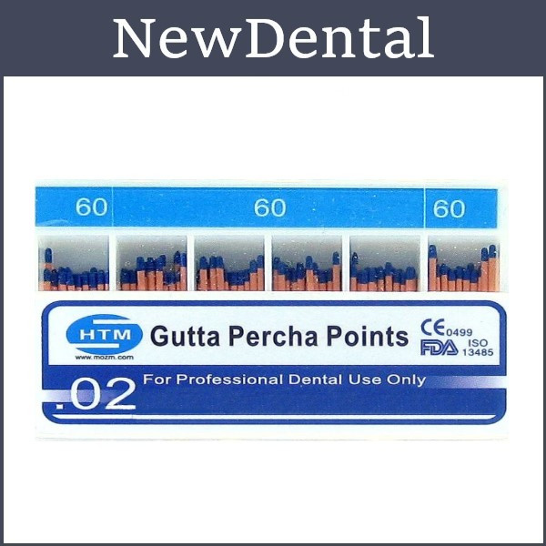 НТМ Гутаперчеві штифти 02 120шт №60, фото 1