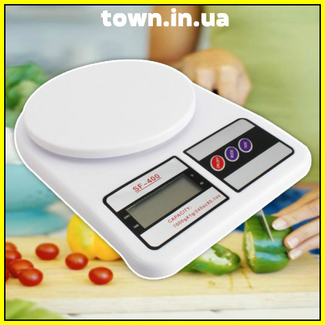 Ваги кухонні електронні до 7 кг Electronic Kitchen Scale DT-400 | настільні | цифрові