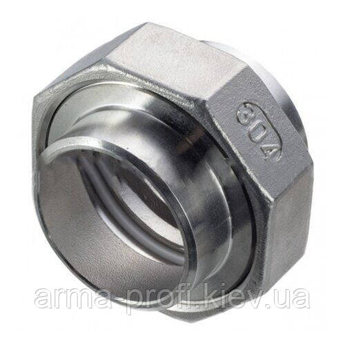 Американка нержавіюча під приварення Ду 25