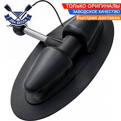 Уключина поворотна у зборі для надувного човна з ПВХ (загини для намотування каната і еліптична підошва)