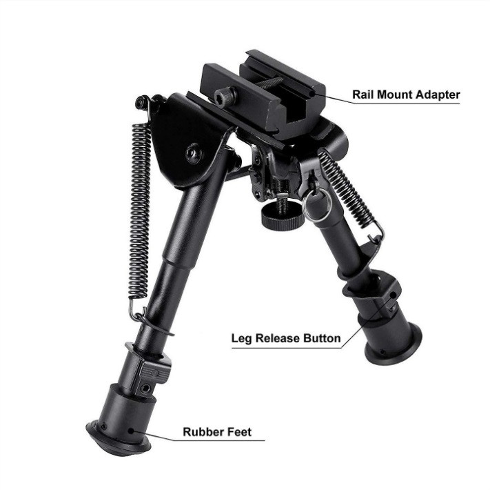 Сошки HARRIS BIPOD 1А2-BRМ 6"-9" з адаптером, фото 1