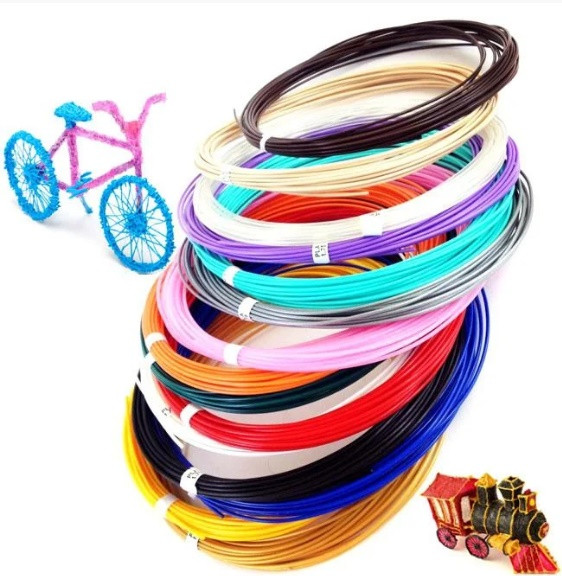 Пластик для 3D ручок (20 кольорів по 10 м), фото 1