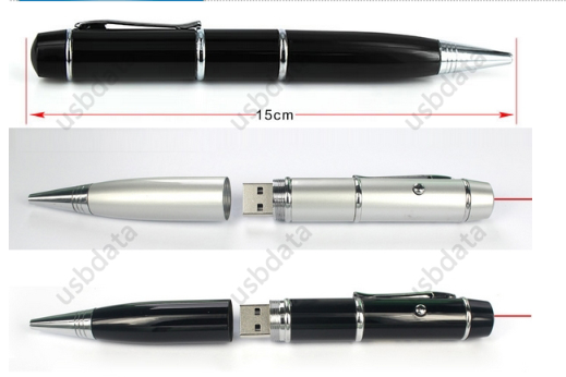 Флешка USB 16 Гб Ручка указка черная с лазером. Бизнес подарок - фото 3 - id-p894185595