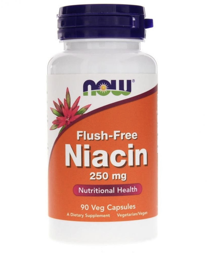 Niacin 250 мг NOW Foods 90 капсул