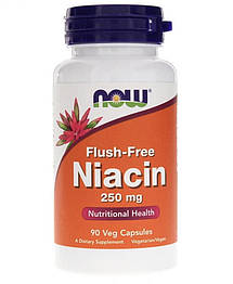 Niacin 250 мг NOW Foods 90 капсул