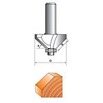 Фрези Глобус кромочні конусні з нижнім підшипником. Серія 1022.