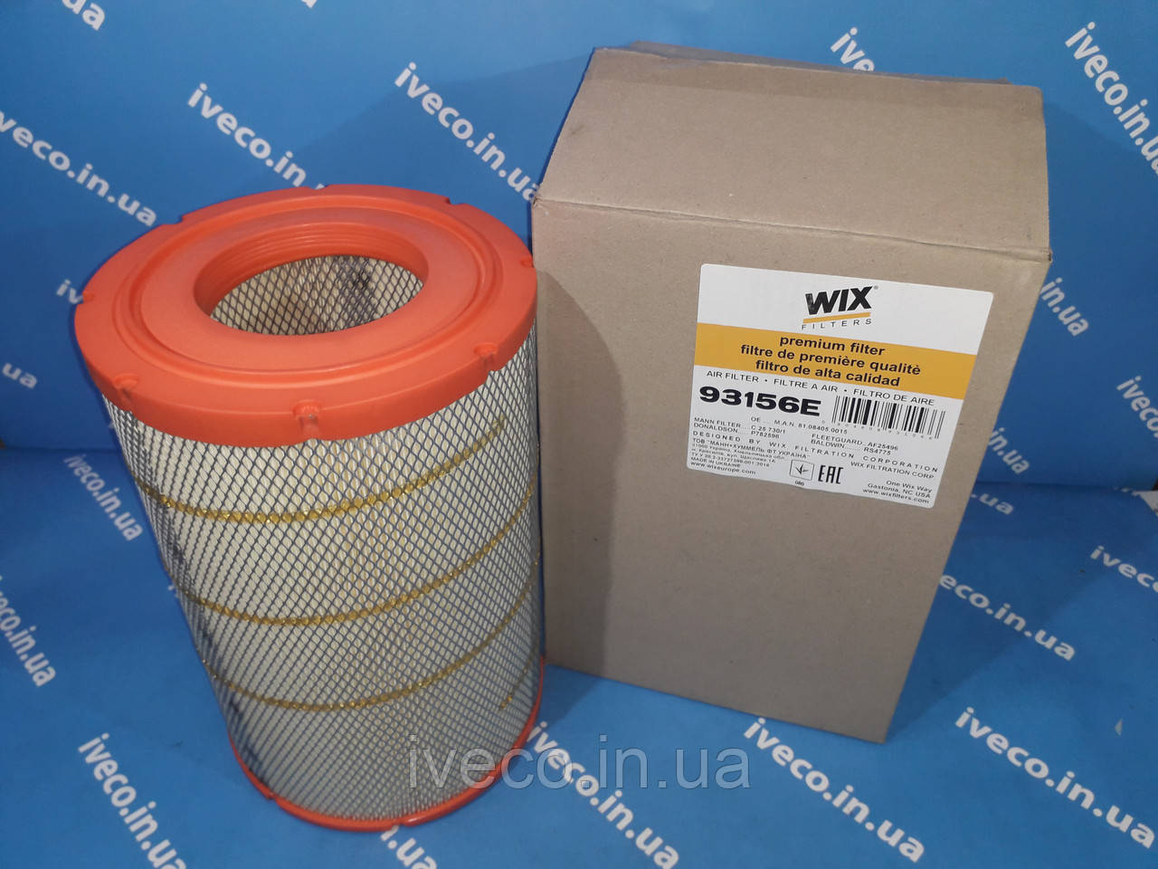 Фільтр повітряний MAN L2000 M2000 L M90 TGA 81083040087 81084050015 93156E WIX C257301 P782596 LX560