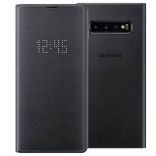 Чохол LED View Cover Black для Samsung Galaxy S10 SM-G973