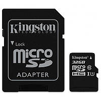 Kingston microSDHC 32GB Canvas Select Plus Class 10 UHS-I U1 V10 A1 + SD-адаптер (SDCS2/32GB)