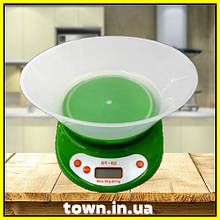 Електронні кухонні ваги Domotec DT-02 з чашею | настільні | цифрові