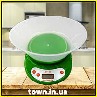 Електронні кухонні ваги Domotec DT-02 з чашею | настільні | цифрові
