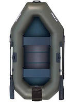 Надувний човен Aqua-Storm st240с dt ПВХ гребний з транцем по мотор двомісний Аква Шторм