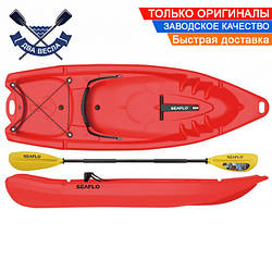 Корпусний каяк SF-2002 двомісний + ВЕСЛО пластикова байдарка sit-on-top HDPE-RM червоний 238 см