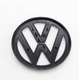 Емблема решітки та багажника VW Volkswagen Golf 6 HB чорна глянець, фото 2