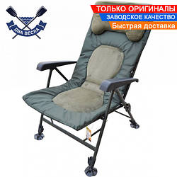 Коропове крісло Tramp Elite TRF-043 посилене крісло рибальське до 150 кг складане крісло для риболовлі все регулюеться
